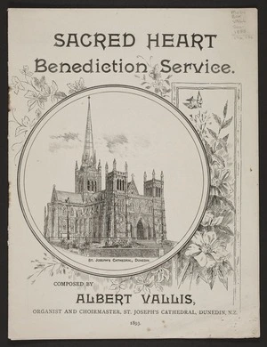 Sacred Heart benediction service / composed by Albert Vallis.