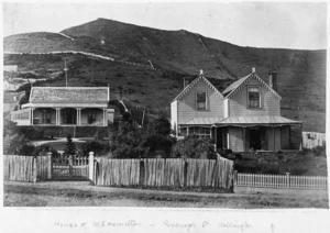 Houses in Roxburgh Street, Mount Victoria, Wellington