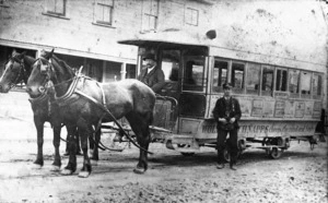 Horse drawn tram, Wellington