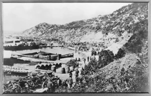 Crofter, R W : Landing at Anzac Cove, Gallipoli, Turkey