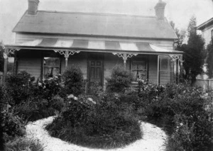 Home, and garden, of Louis P Christeson, (218?) Willis Street