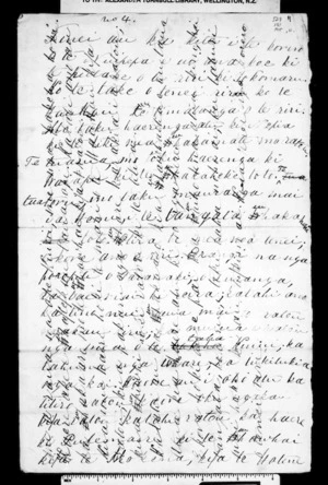 Letter from Puhara to McLean