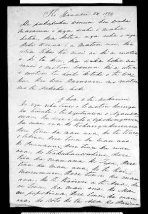 Letter from Wairarapa Maori to McLean