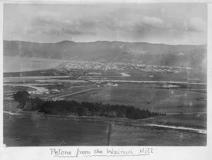 View of Petone from the Wainuiomata hill