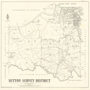 Sutton Survey District, Taieri County [electronic resource] / S.A. Park, Oct. 1923.