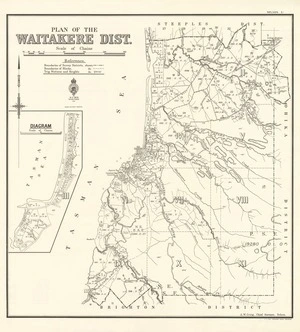 Plan of the Waitakere Dist. [electronic resource].