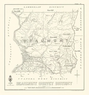 Beaumont Survey District [electronic resource] / drawn by V.S.P. Pickett, September 1918.