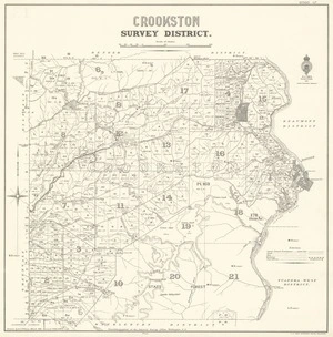 Crookston Survey District [electronic resource] / drawn by G.P. Wilson, March 1888.