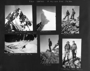 Photographs taken during the first traverse of Malcolm Peak