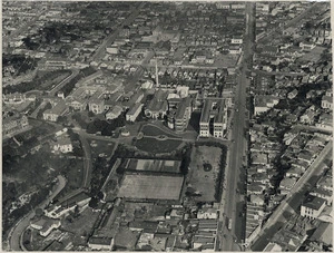 Aerial view of Newtown, Wellington