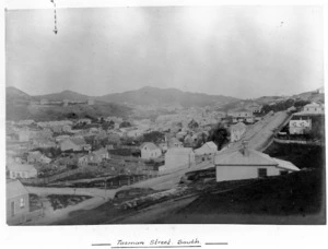 Mount Cook, Wellington, showing Tasman Street