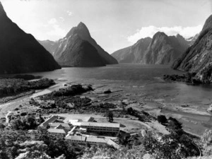 Overlooking the Milford Hotel and surrounding area, Milford Sound