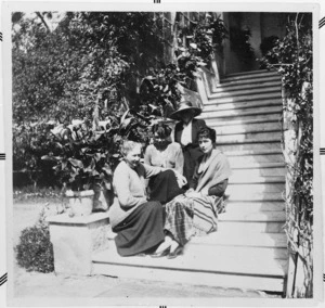 Katherine Mansfield at the Villa Flora, Menton, France