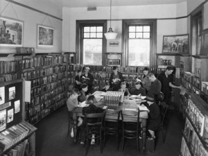 Children in the Wellington Public Library