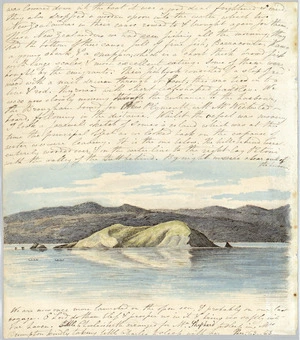 Sketch of Somes Island