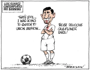 Tremain, Garrick, 1941- :Suarez. 27 June 2014