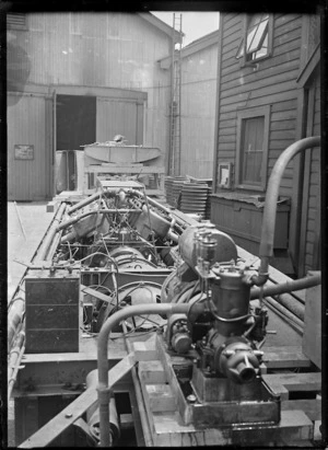 Engine of Rail Motor No. 3, Thomas Transmission Car, 1916