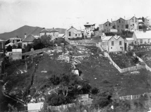 Demolished house in Nairn Street, Wellington