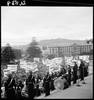 Anti-fascist demonstration, Wellington