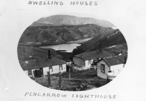 Houses near the Pencarrow Lighthouse