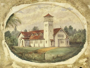 Clere, Frederick de Jersey 1856-1952 :St Mary's Church, Karori. 1912