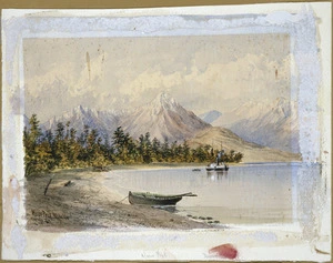 Hodgkins, William Mathew 1833-1898 :Minor Peak, Wakatipu / W H 1870