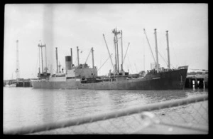 Koromiko ship at port, Napier