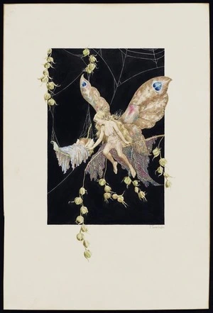 Inglis, Manie, fl 1920s :[Fairy and baby. 1920s]