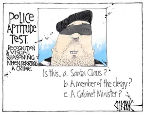 Winter, Mark, 1958- :Police Aptitude Test. 16 July 2014