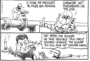 Scott, Thomas, 1947- :"Is done, Mr President. No more gas flowing." 28 June 2014