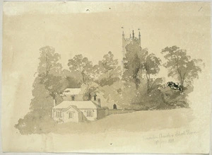 [Smith, William Mein], 1799-1869 :Tamerton church and School House, 18 June 1838