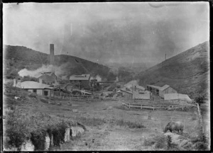 View of a coal mine at Kaitangata