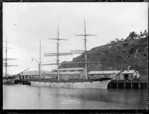 Ship "Cynisca" docked at Port Chalmers