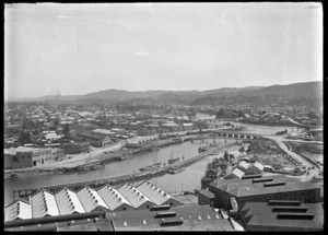 View over Gisborne in the 1920s