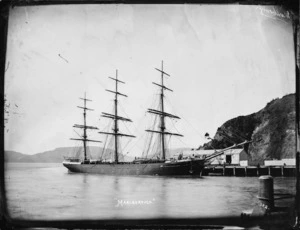 Ship "Marlborough" docked at Port Chalmers