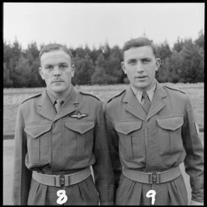 Photograph of Lieutenant A R Vail, and Sergeant M R West