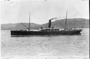 The ship Tasmania
