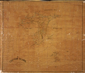 Smith, Stephenson Percy, 1840-1922: The Chatham Islands. Compiled from the Government and native surveys. Surveyed by S P Smith. 1868. [Drawn by] E W S, June 25th 1884. [ms map]