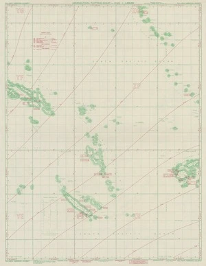 Aeronautical plotting chart, ICAO 1:3,000,000. Fiji-New Hebrides-Gilbert.