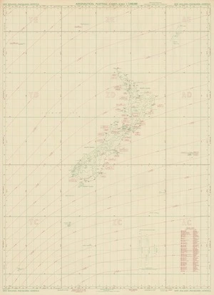 Aeronautical plotting chart 1:3,000,000 New Zealand-Macquarie-Norfolk / drawn by M. Clement.