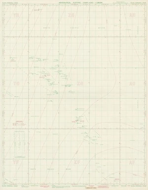 Aeronautical plotting chart, ICAO 1:3,000,000. Ellice-Marshall-Wake