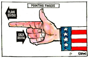 Evans, Malcolm Paul, 1945- :Pointing Fingers. 22 July 2014