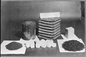 One mans daily sledging food ration, Antarctica