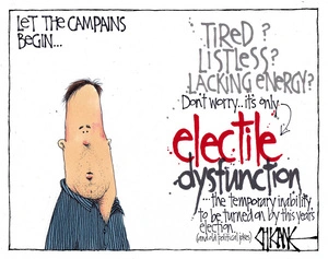 Winter, Mark, 1958- :Electile Dysfunction. 12 August 2014
