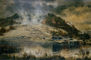 Blomfield, Charles, 1848-1926 :White Terraces. [1885?]