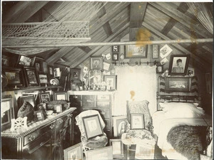 Nolan, L I, fl 1968 :Photograph of whare interior