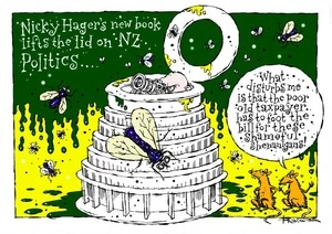 Hodgson, Trace, 1958- :Nicky Hager's new book lifts the lid on NZ politics. 18 August 2014