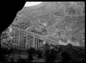 View of the railway viaduct at Taioma.