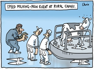 Slane, Christopher, 1957- :Speed milking. 25 August 2014