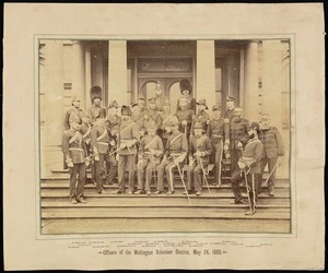[Photographer unknown] :Officers of the Wellington Volunteer District